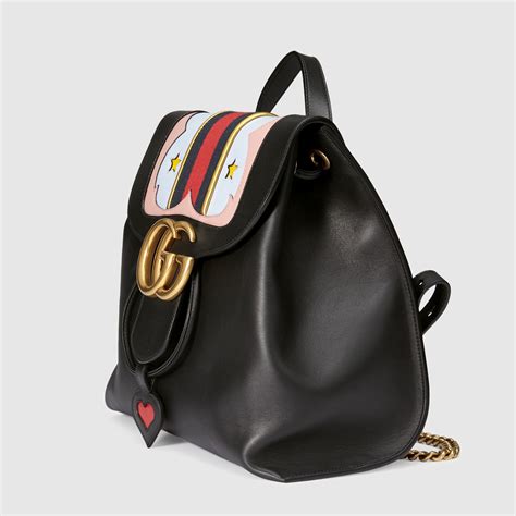 borsa gucci velluto marmont|gucci marmont leather backpack.